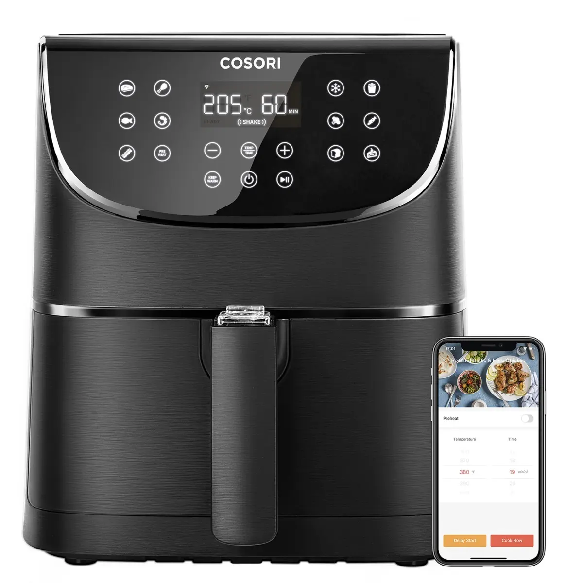 Friteuza cu aer cald  premium smart cs158-af-rxb 1700 w 5.5 l picture
