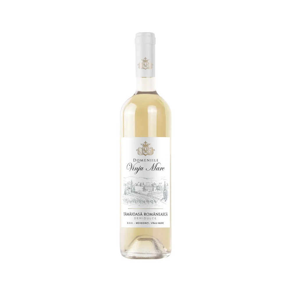 Vin alb tamaioasa romaneasca demidulce picture
