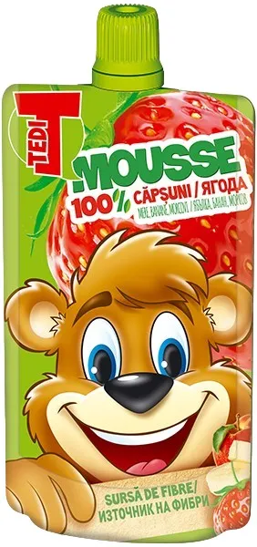 Mousse 100% capsuni-mere-banane-morcovi picture