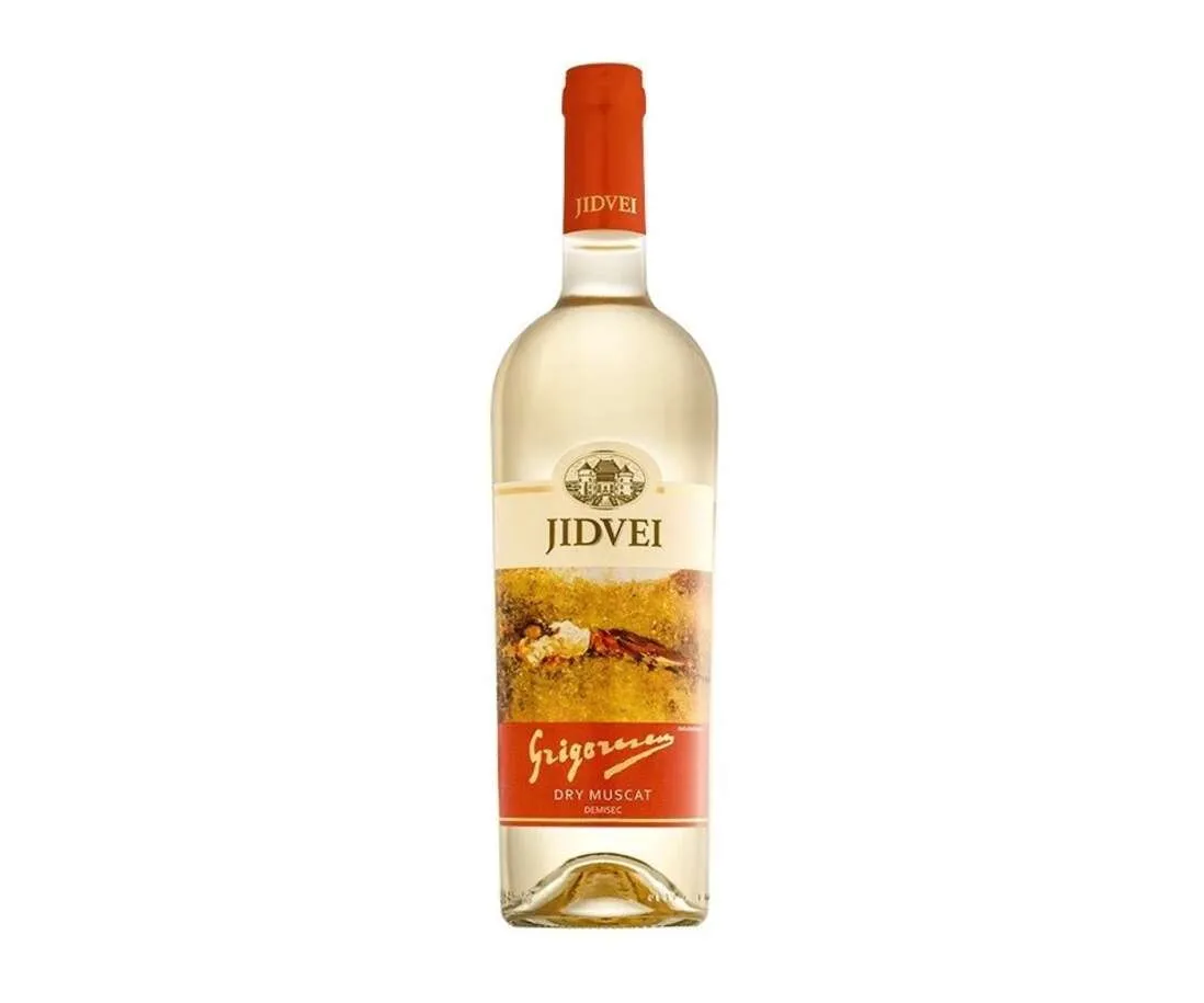 Vin alb dry muscat demisec fata culcata picture