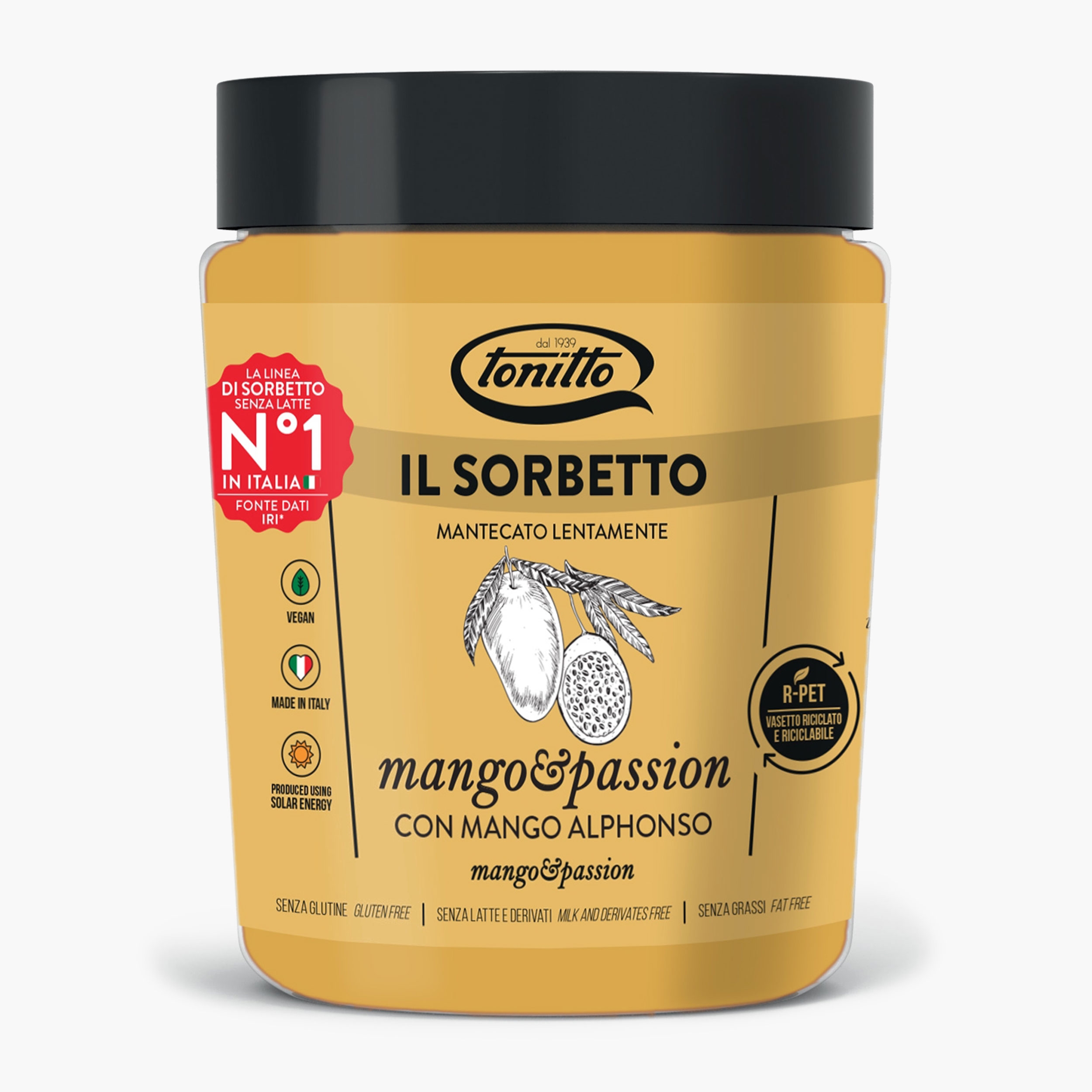 Inghetata sorbet mango-fructul pasiunii picture