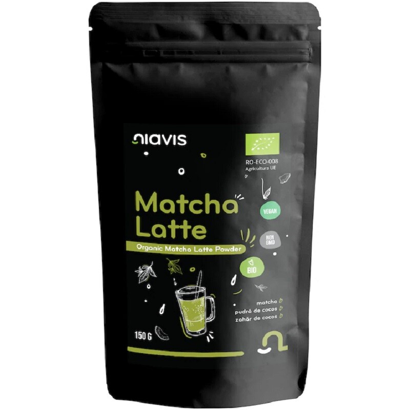 Matcha latte pulbere ecologica bio picture