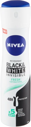 Deodorant spray invisible black & white fresh picture