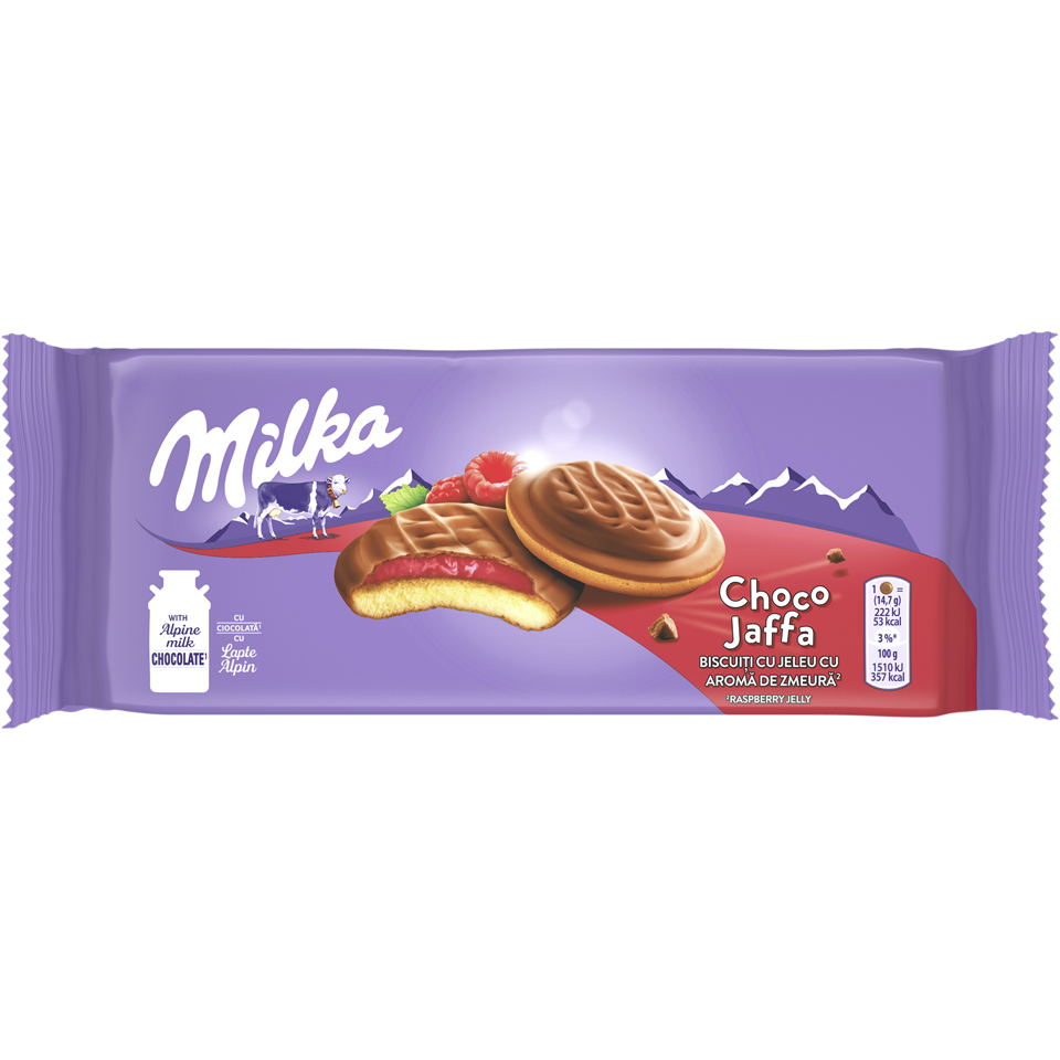 Biscuiti glazurati jeleu zmeura chocojaffa picture