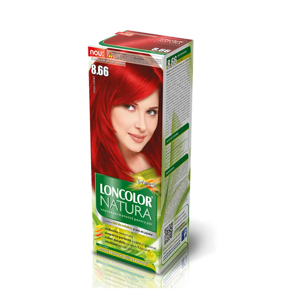 Vopsea de par 8.66 rosu coral picture