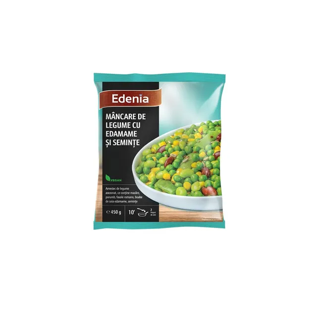 Mancare de legume congelate cu edamame si seminte picture