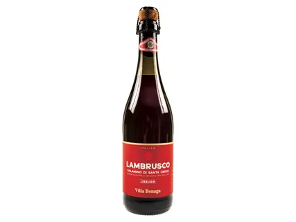 Vin frizant rosu lambrusco salamino di santa croce picture