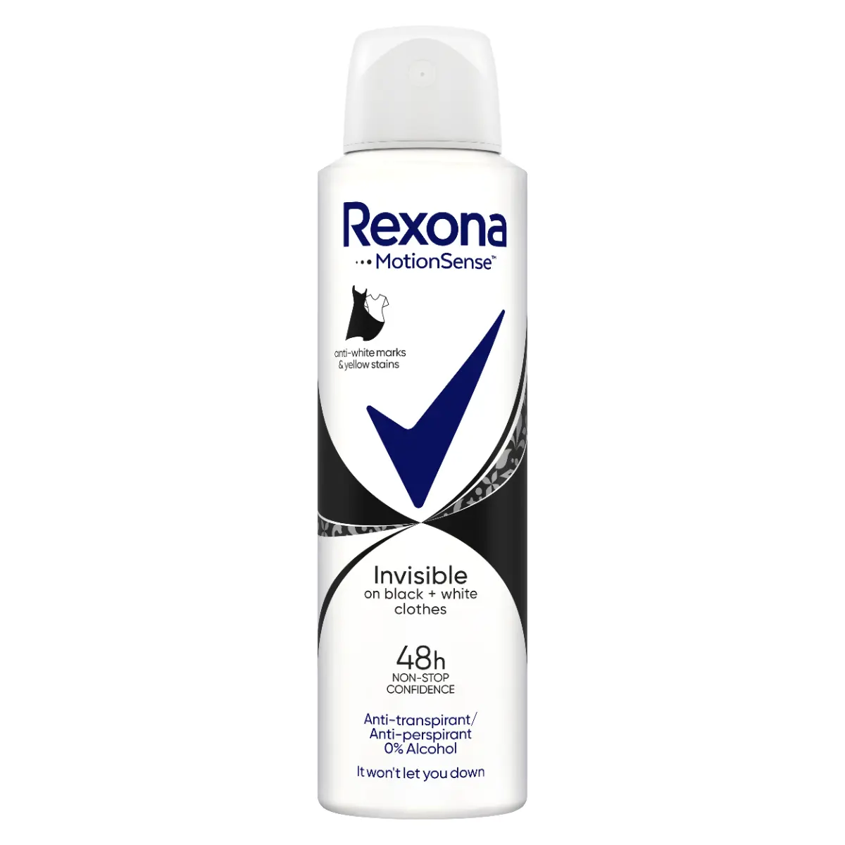 Deodorant spray invisible black & white picture