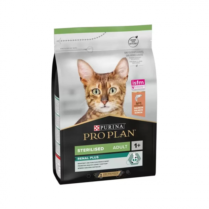 Pro plan pisica sterilised optirenal cu somon picture