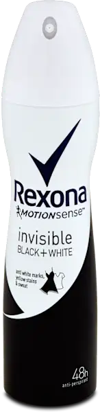Deodorant spray invisible black & white picture
