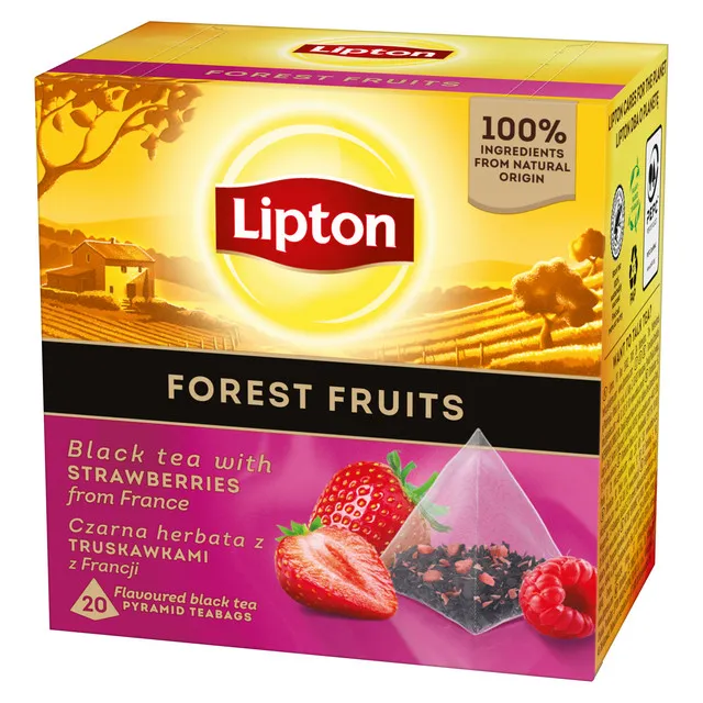 Ceai negru piramida forest fruit picture