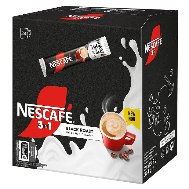 Cafea instant 3 in 1 black roast picture