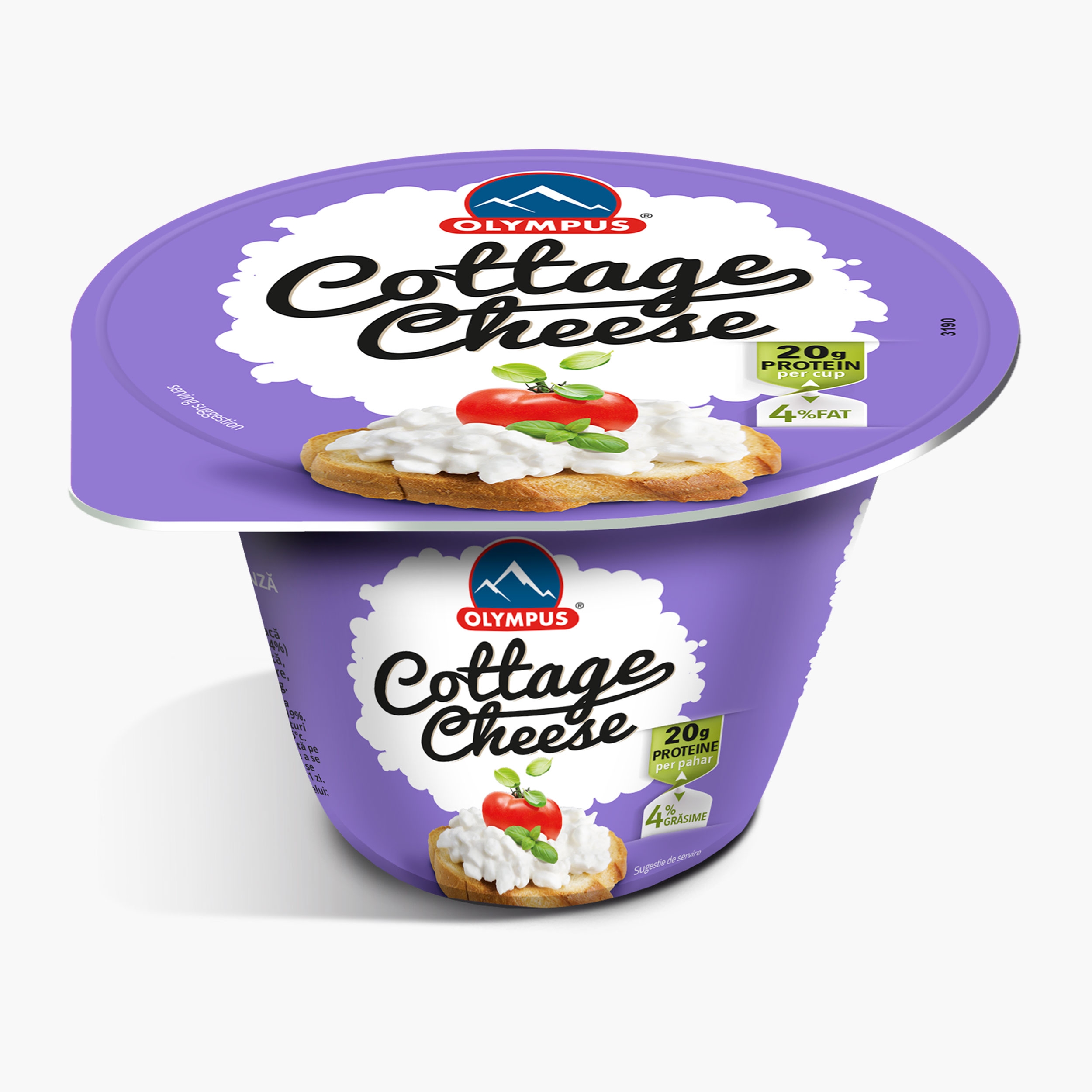 Branza proaspata cottage 4% grasime 20 gr proteine picture