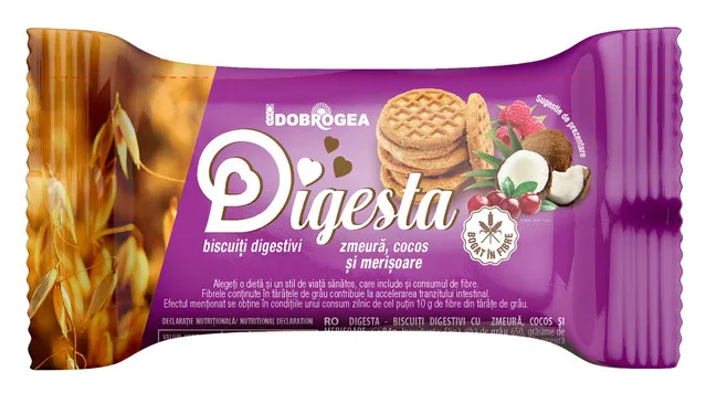 Biscuiti digestivi zmeura-cocos-merisoare picture