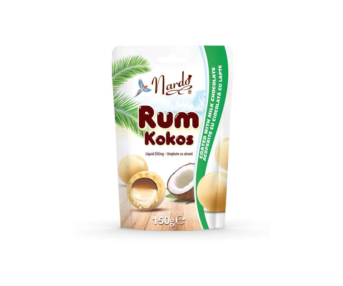 Bomboane ciocolata alba rum kokos picture