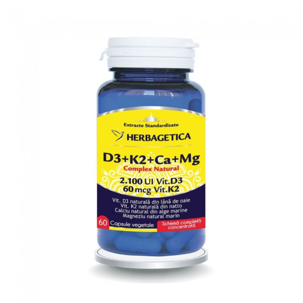 Complex natural d3+k2+ca+mg,  vegetale picture