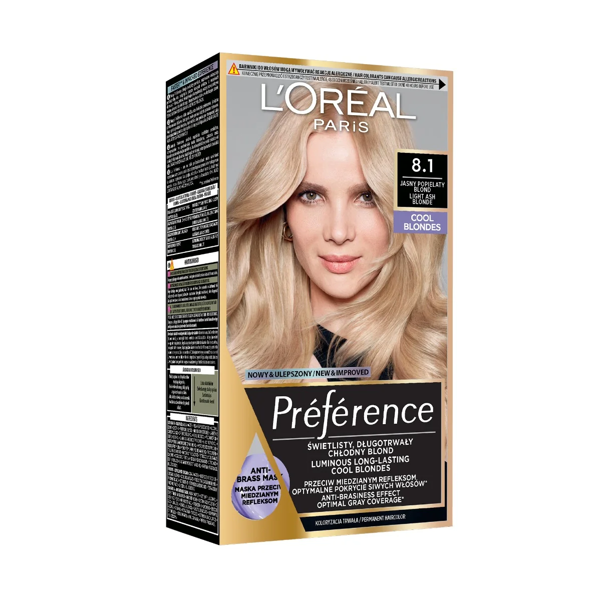 Vopsea de par wbis 8.1 copenhague light ash blonde picture