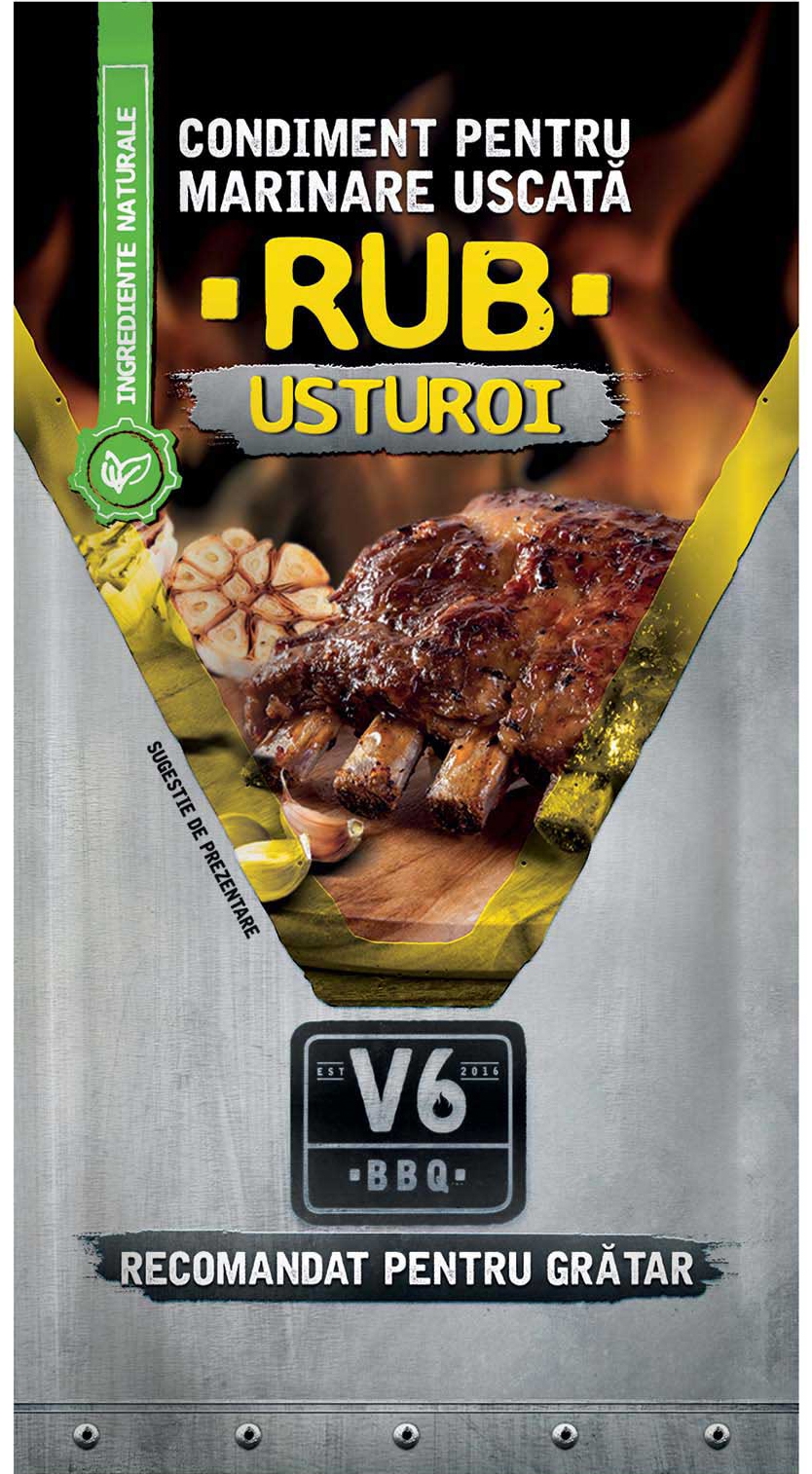 Condimente v6 bbq rub pentru marinare uscata usturoi picture