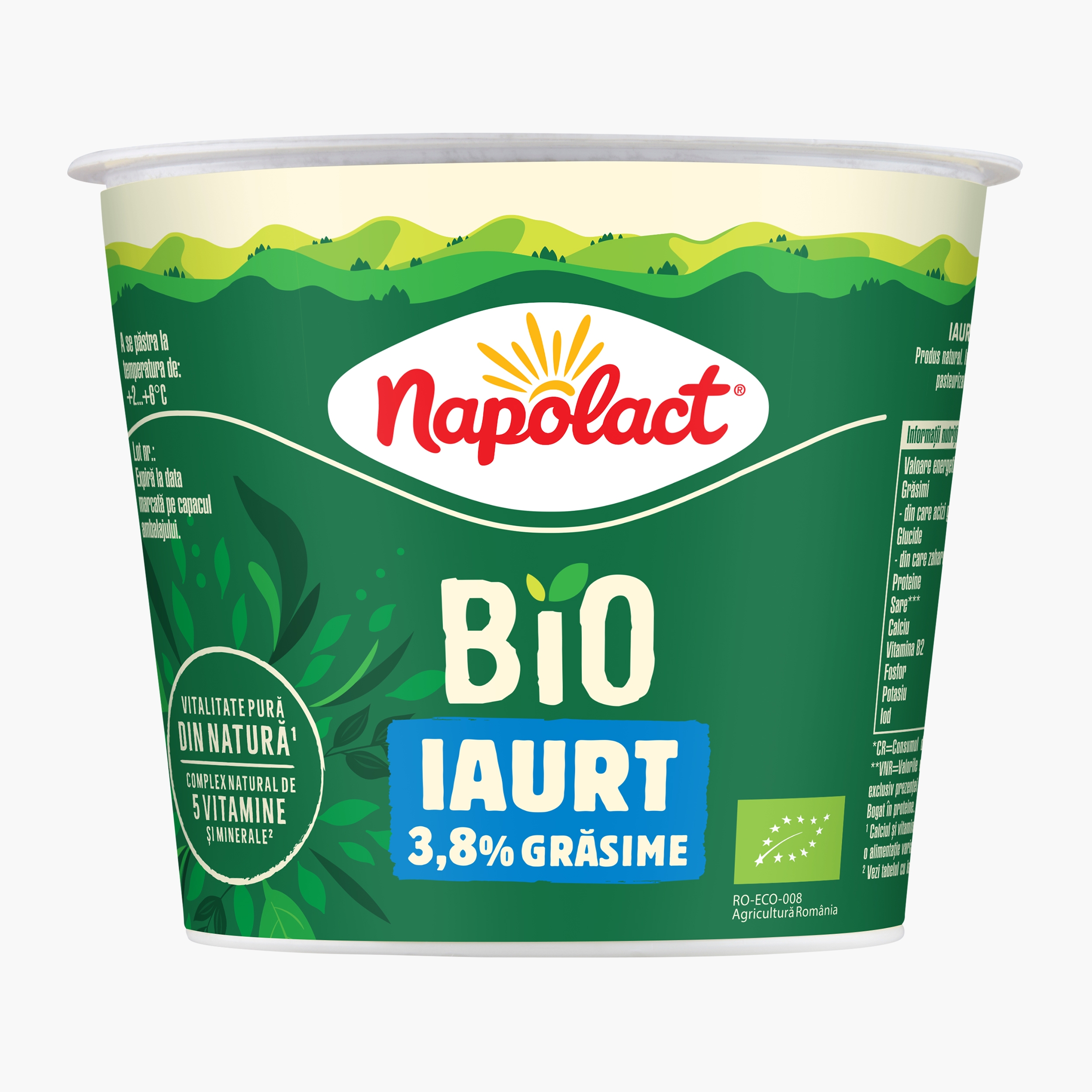 Iaurt 3.8% grasime natur bio picture