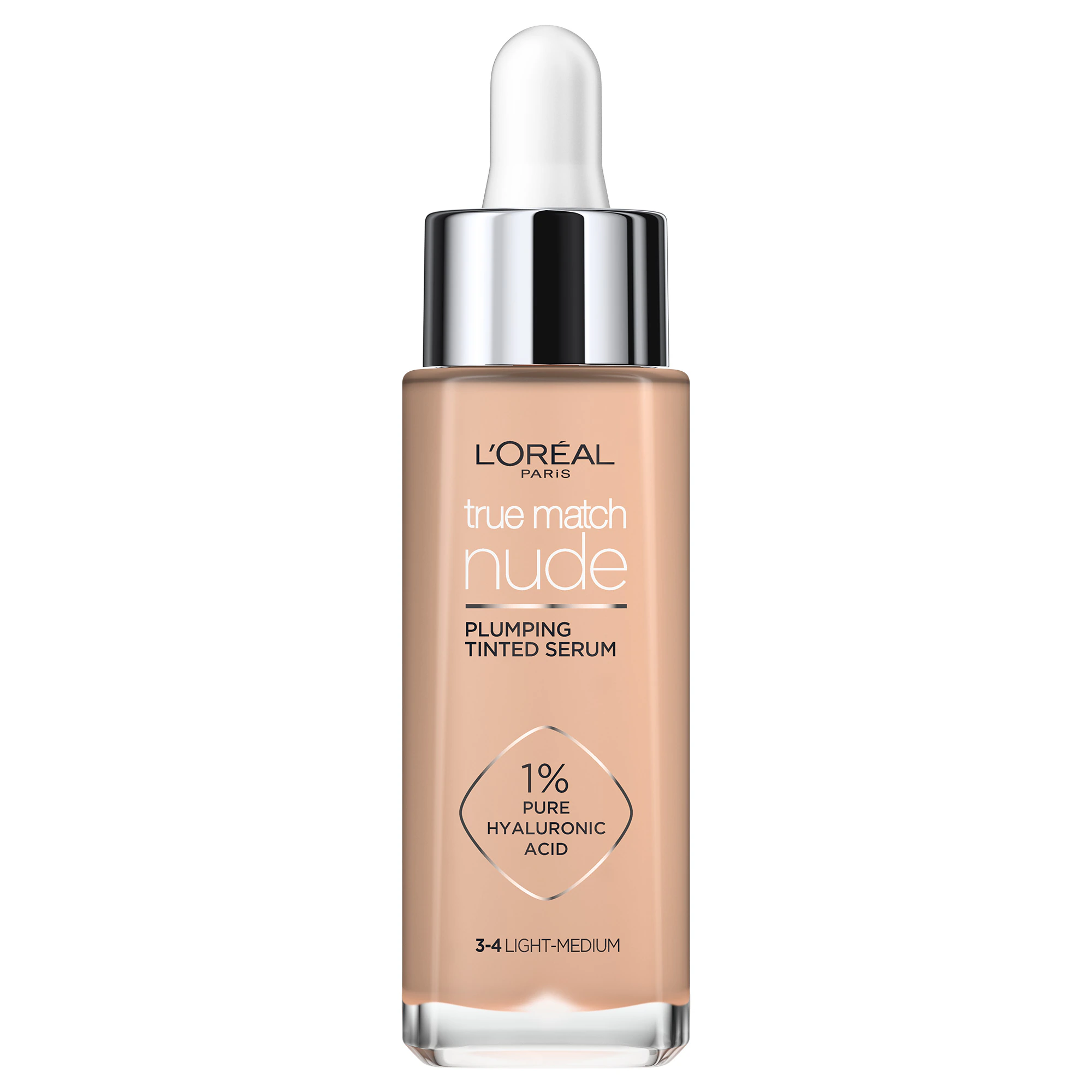 Serum redensificator infuzat cu pigmenti true match nude 3-4 light medium picture
