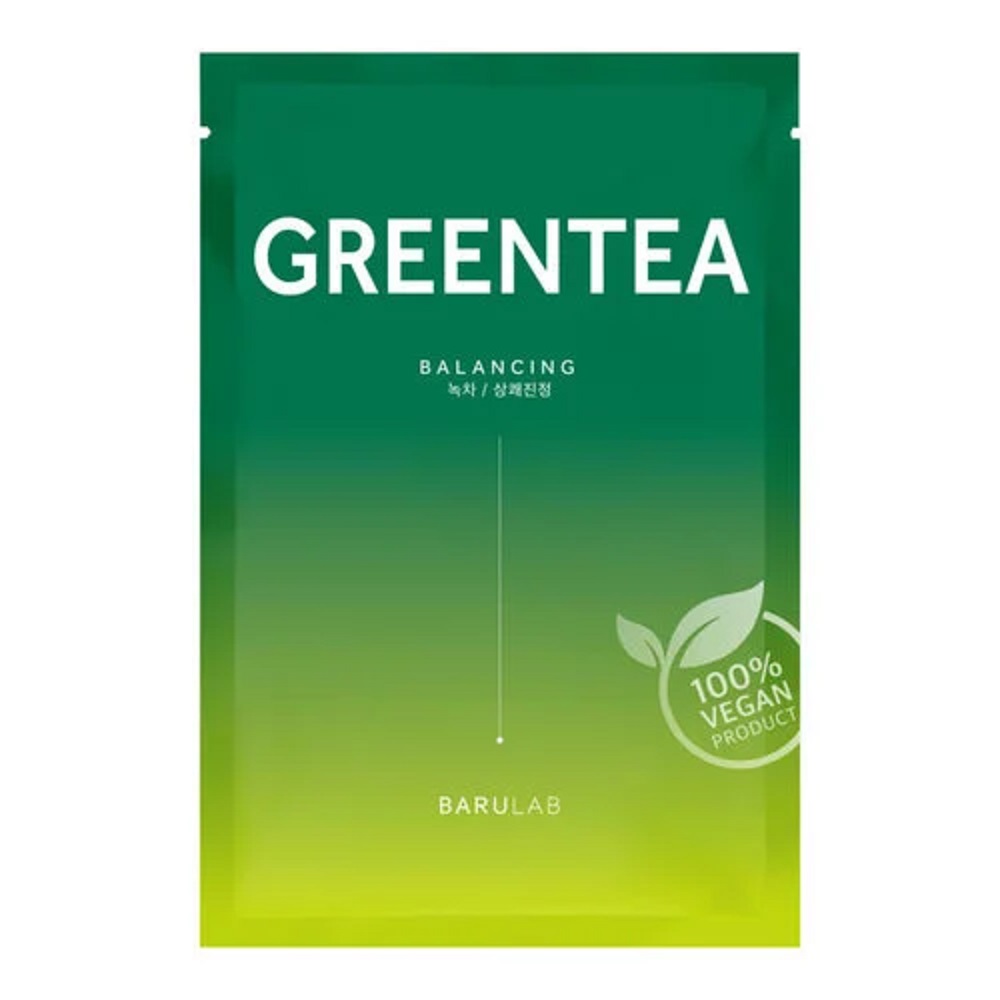 Masca tip servetel vegana cu ceai verde picture