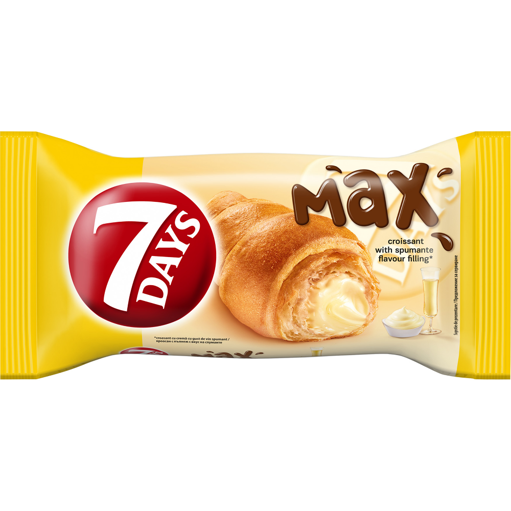 Croissant  cu crema cu aroma de vin spumant picture