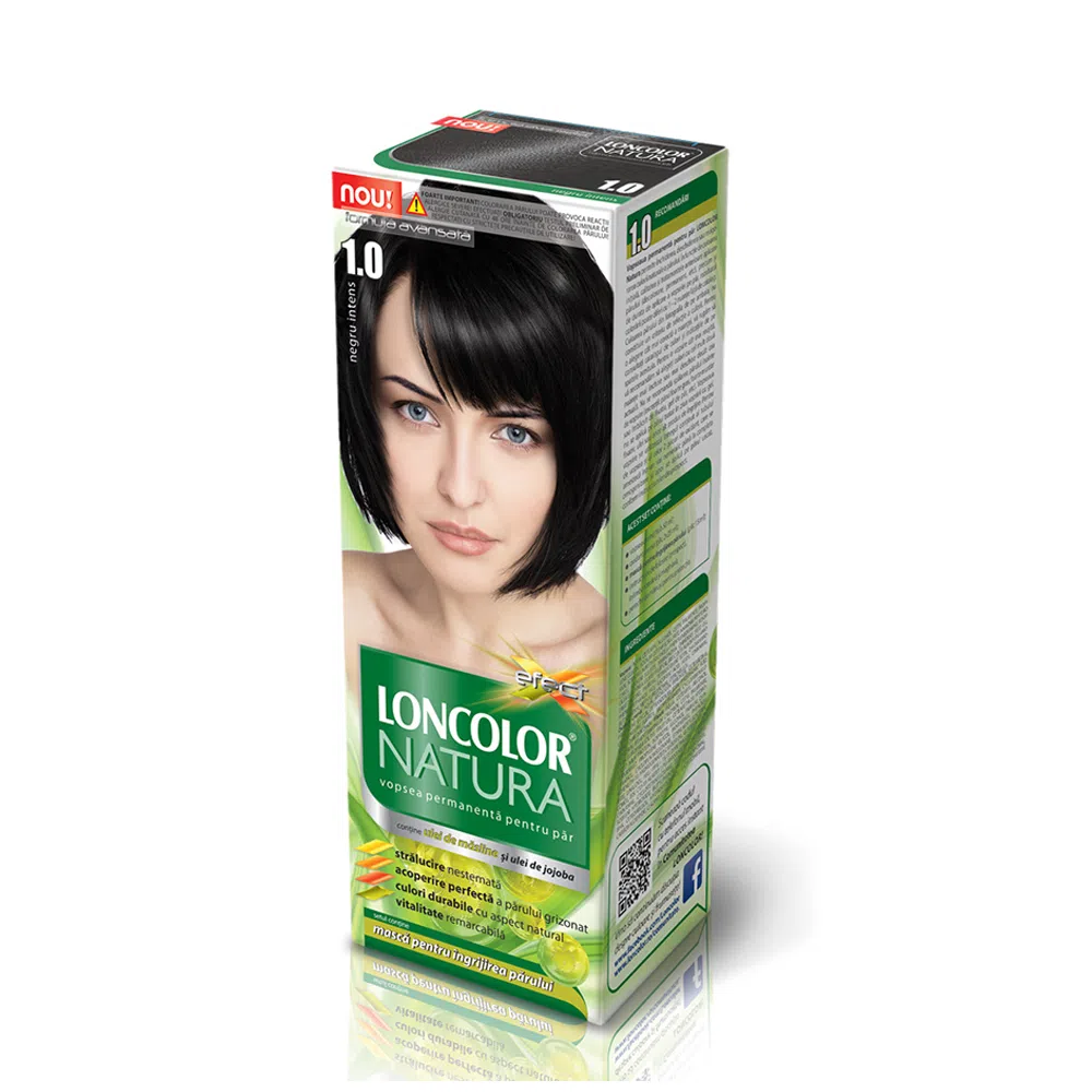 Vopsea de par 1.0 negru intens picture