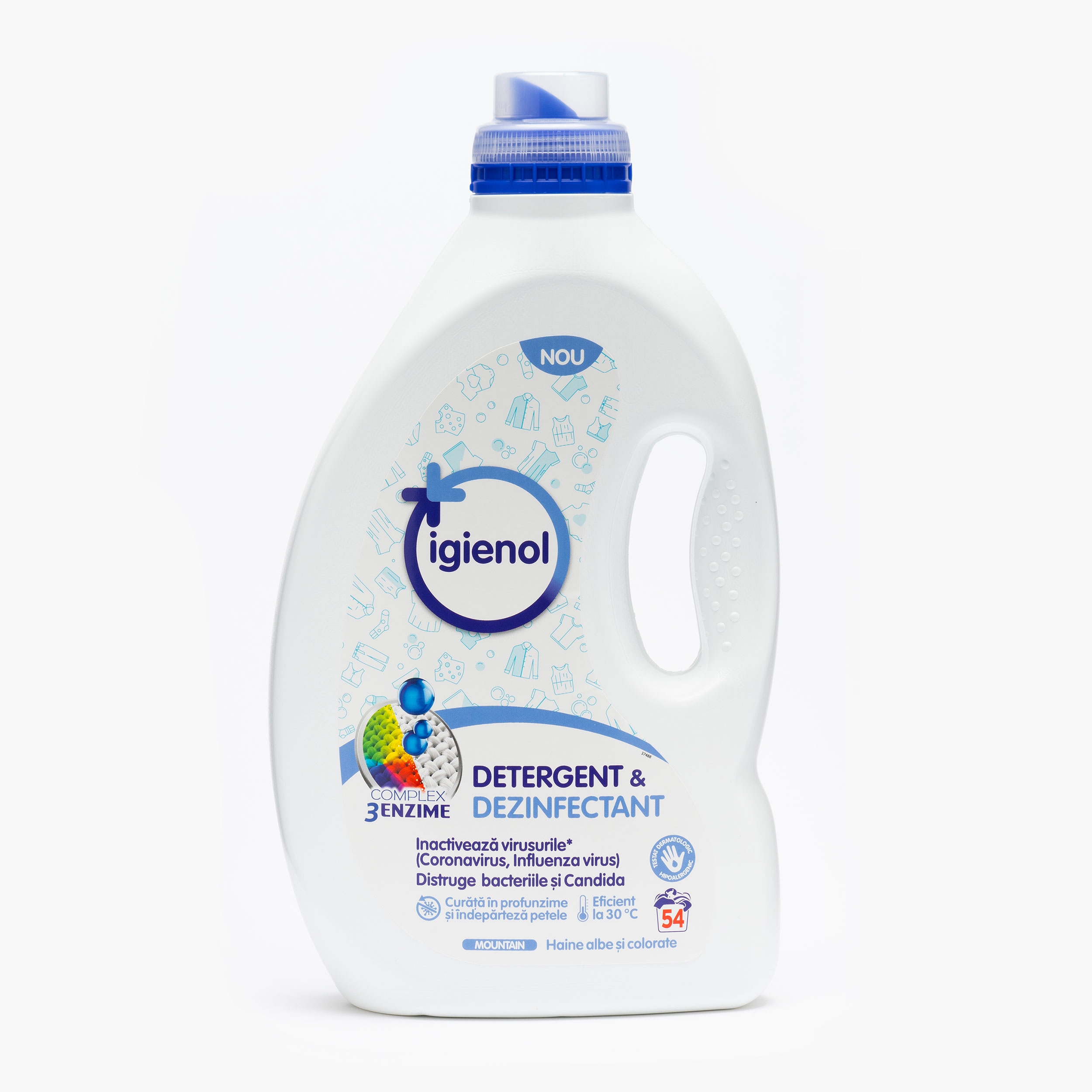 Detergent lichid automat si dezinfectant mountain fresh picture