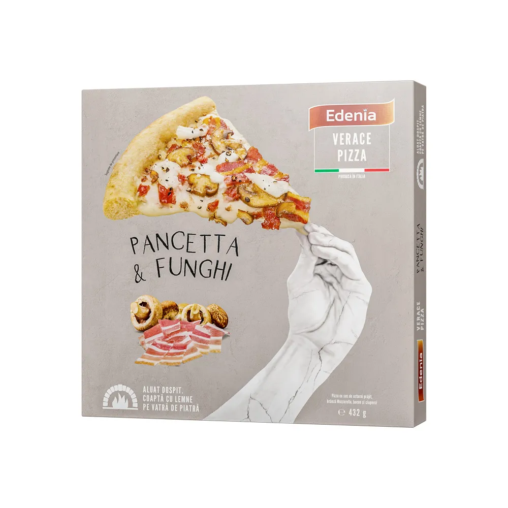 Pizza verace pancetta & funghi congelata picture