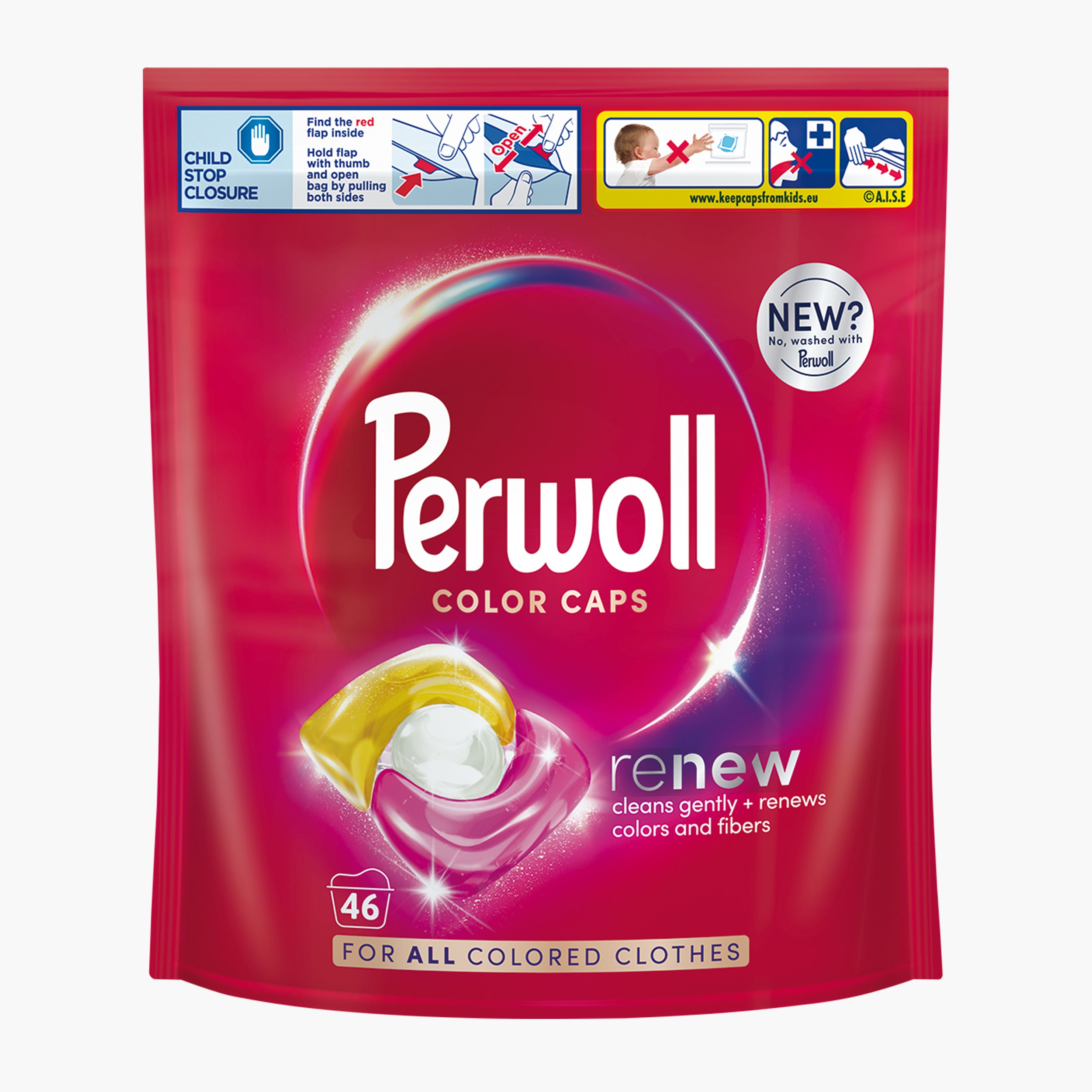 Detergent capsule automat renew & care color picture