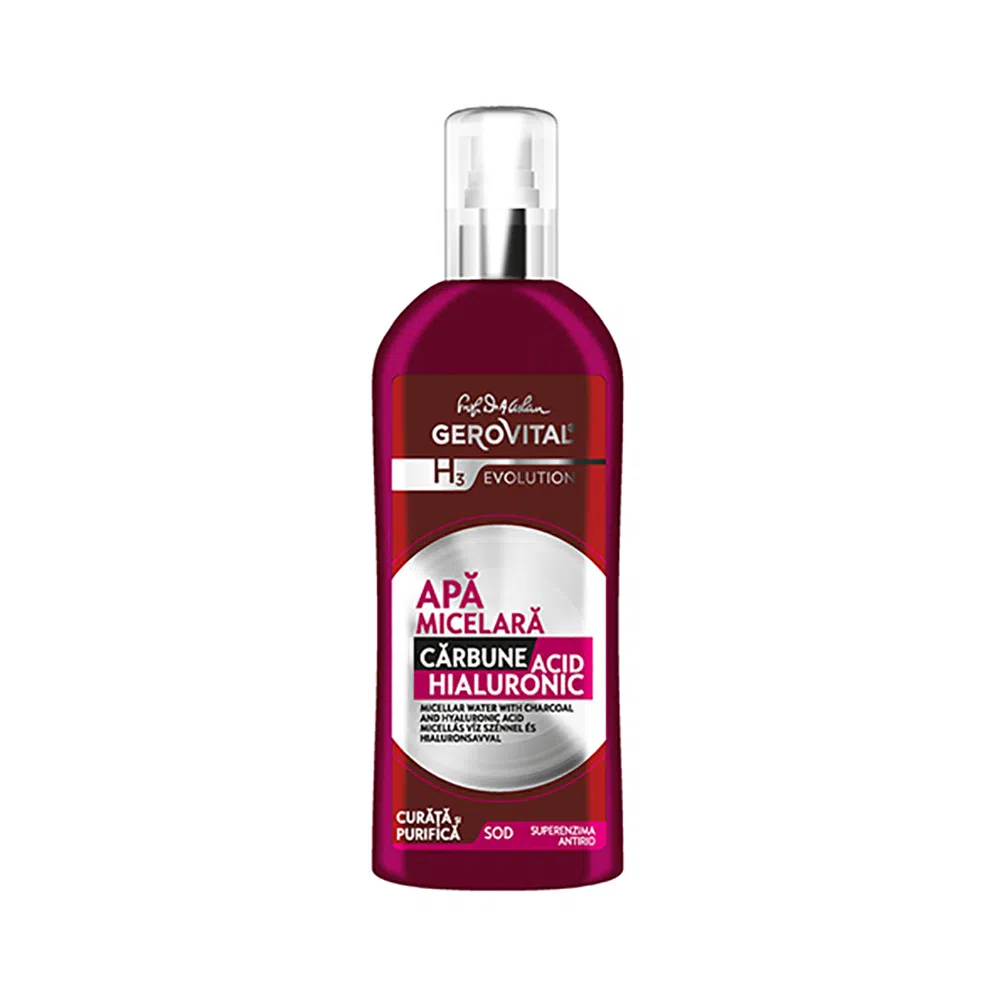 Apa micelara acid hialuronic+carbune evolution picture
