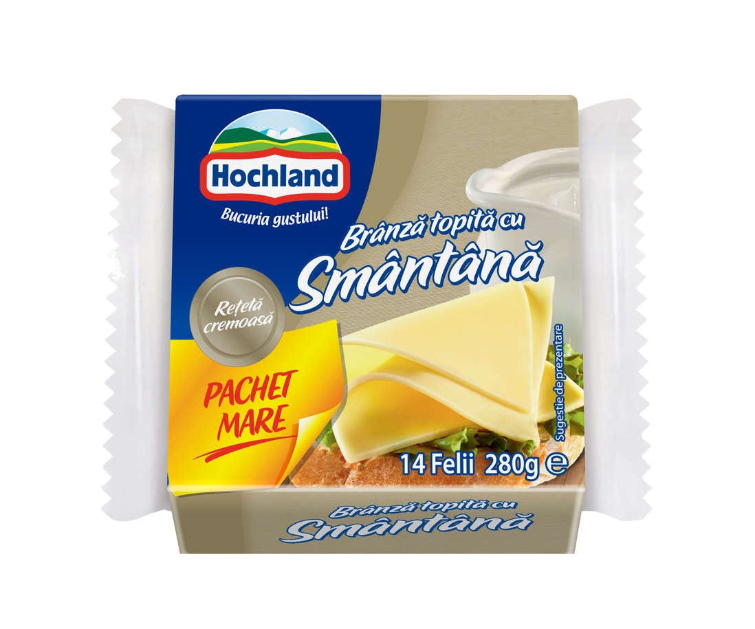 Branza topita felii smantana picture