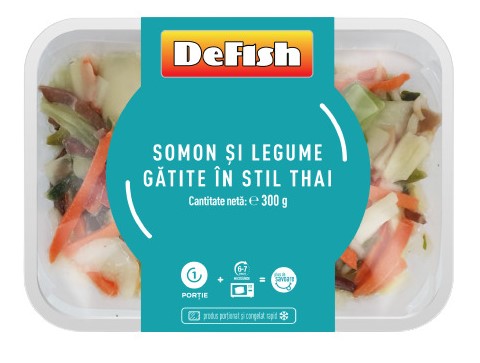 Somon cu legume in stil thai picture