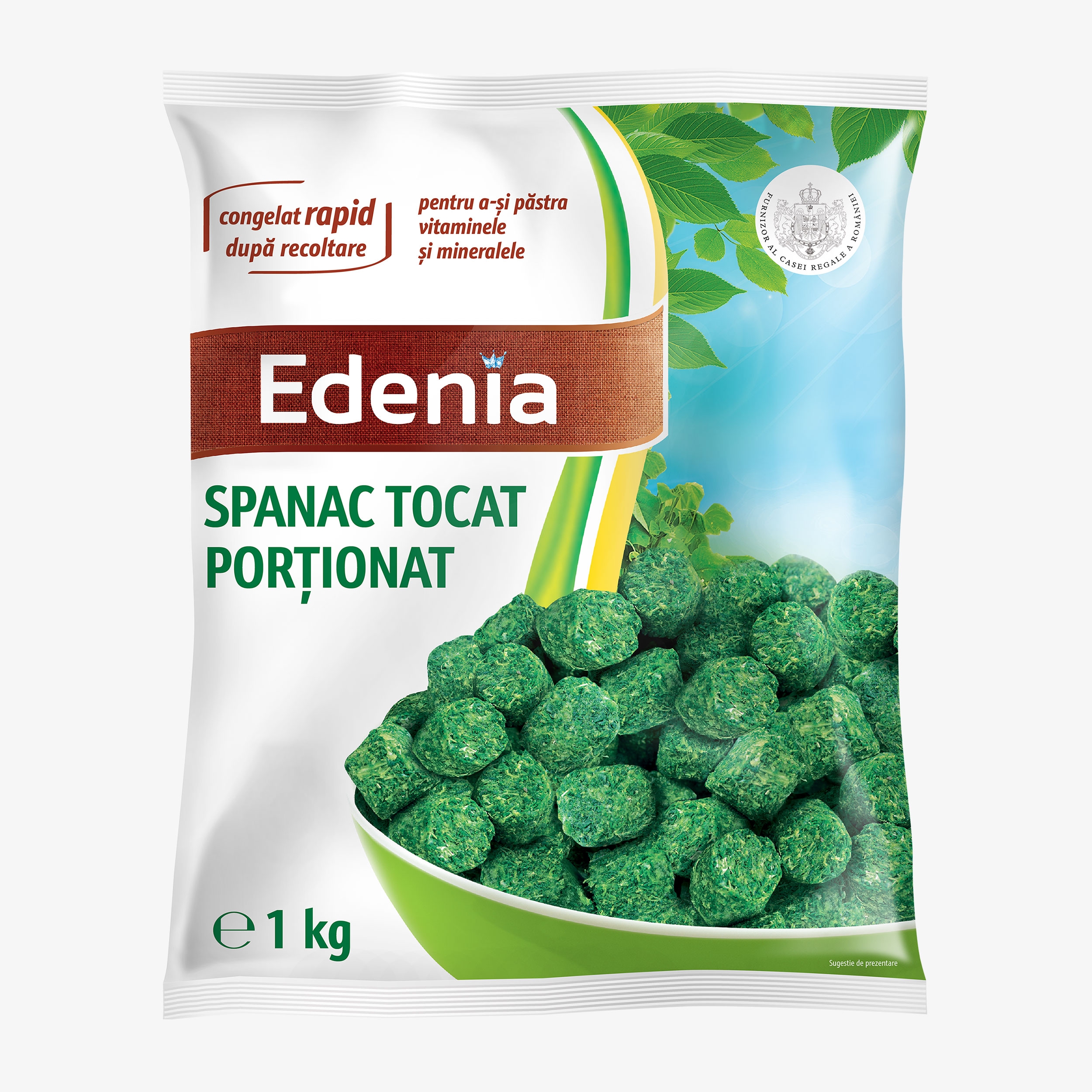 Spanac tocat portionat congelat picture