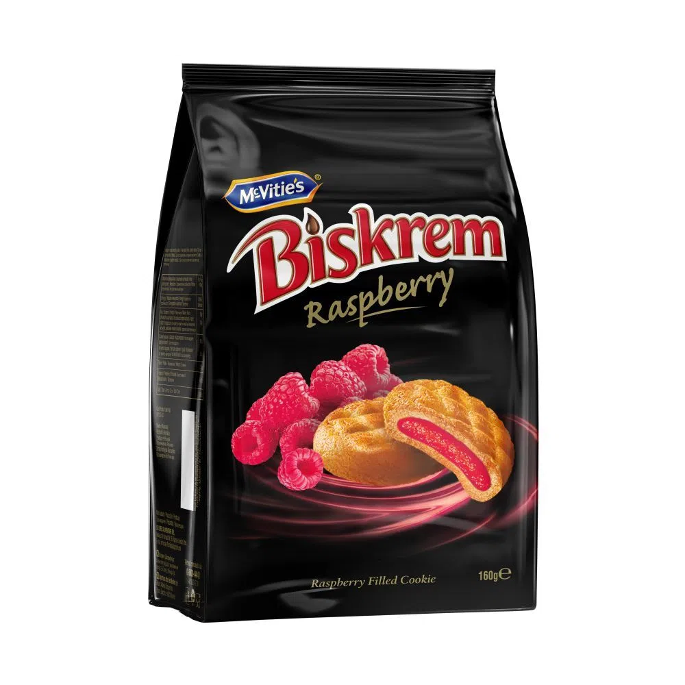 Biscuiti cu crema zmeura picture