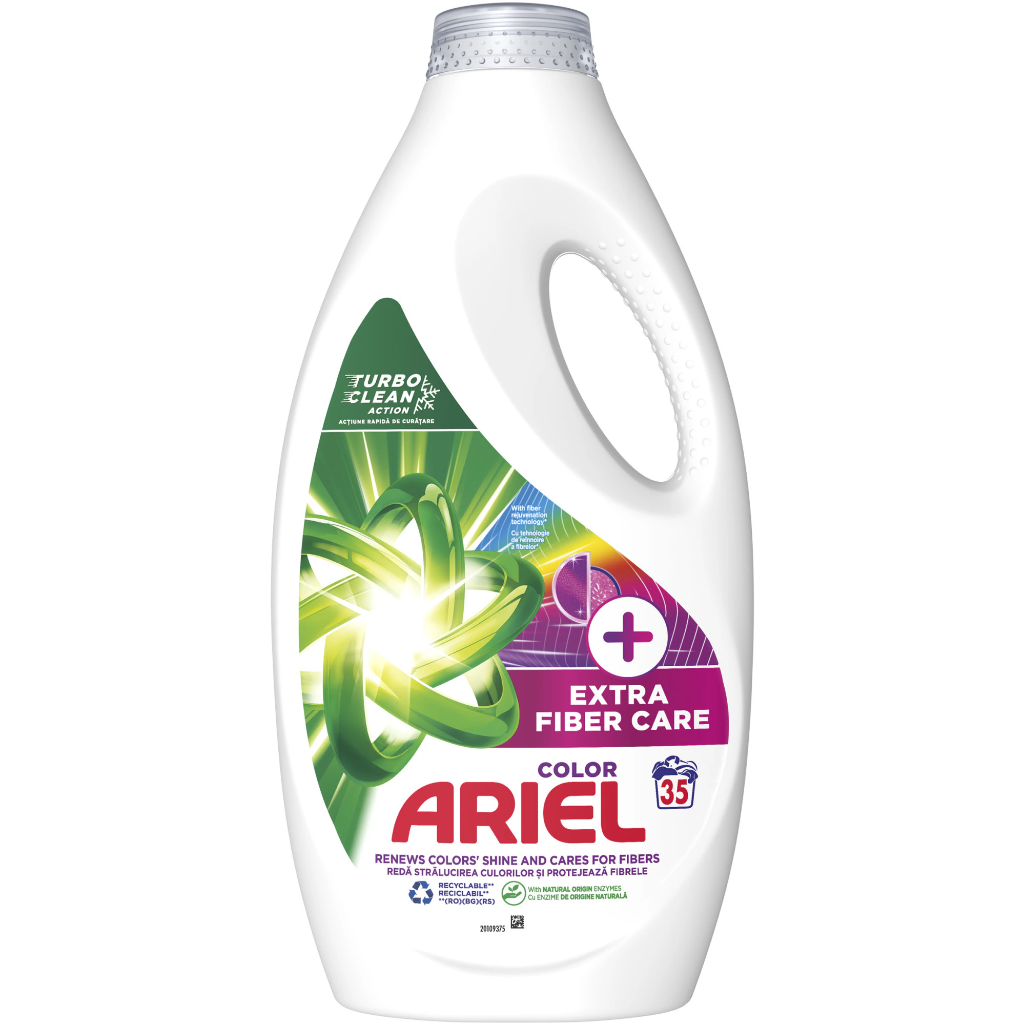 Detergent automat gel turbo clean +extra fiber care color picture