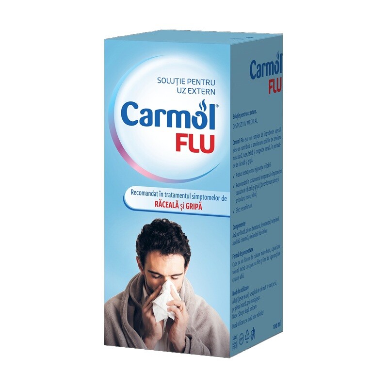 Lotiune pentru frectie carmol flu picture