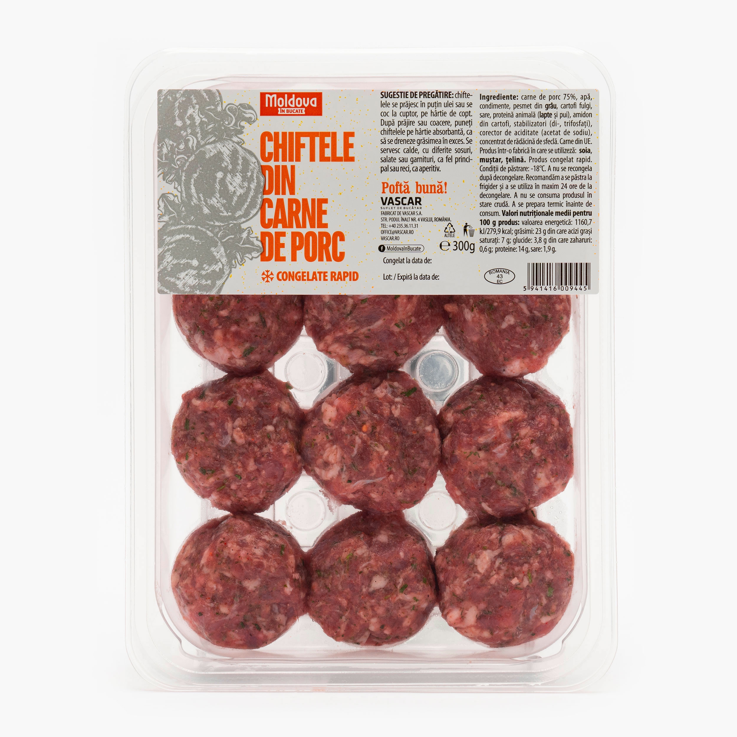 Chiftele porc congelate ambalate picture