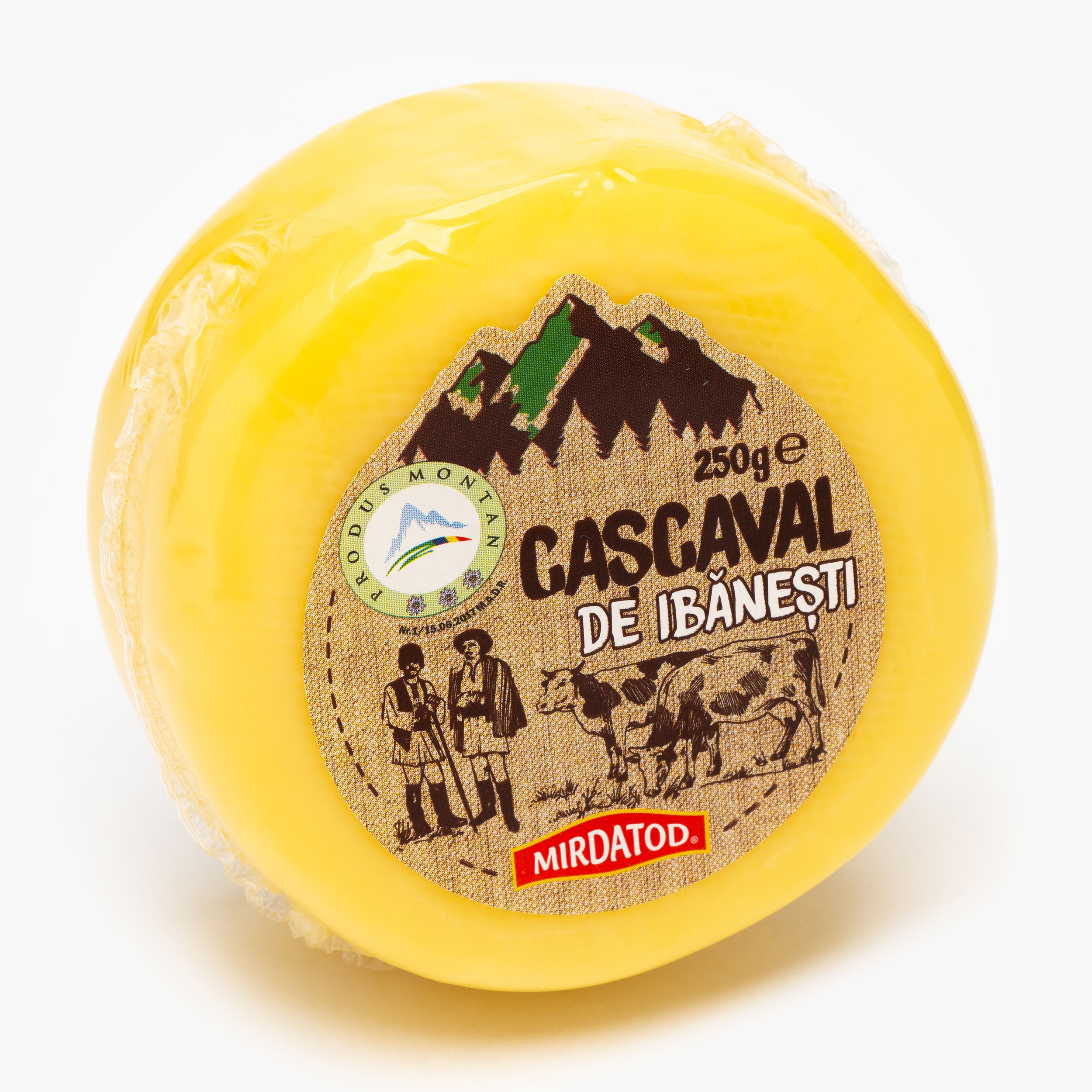 Cascaval de ibanesti produs montan ambalat picture