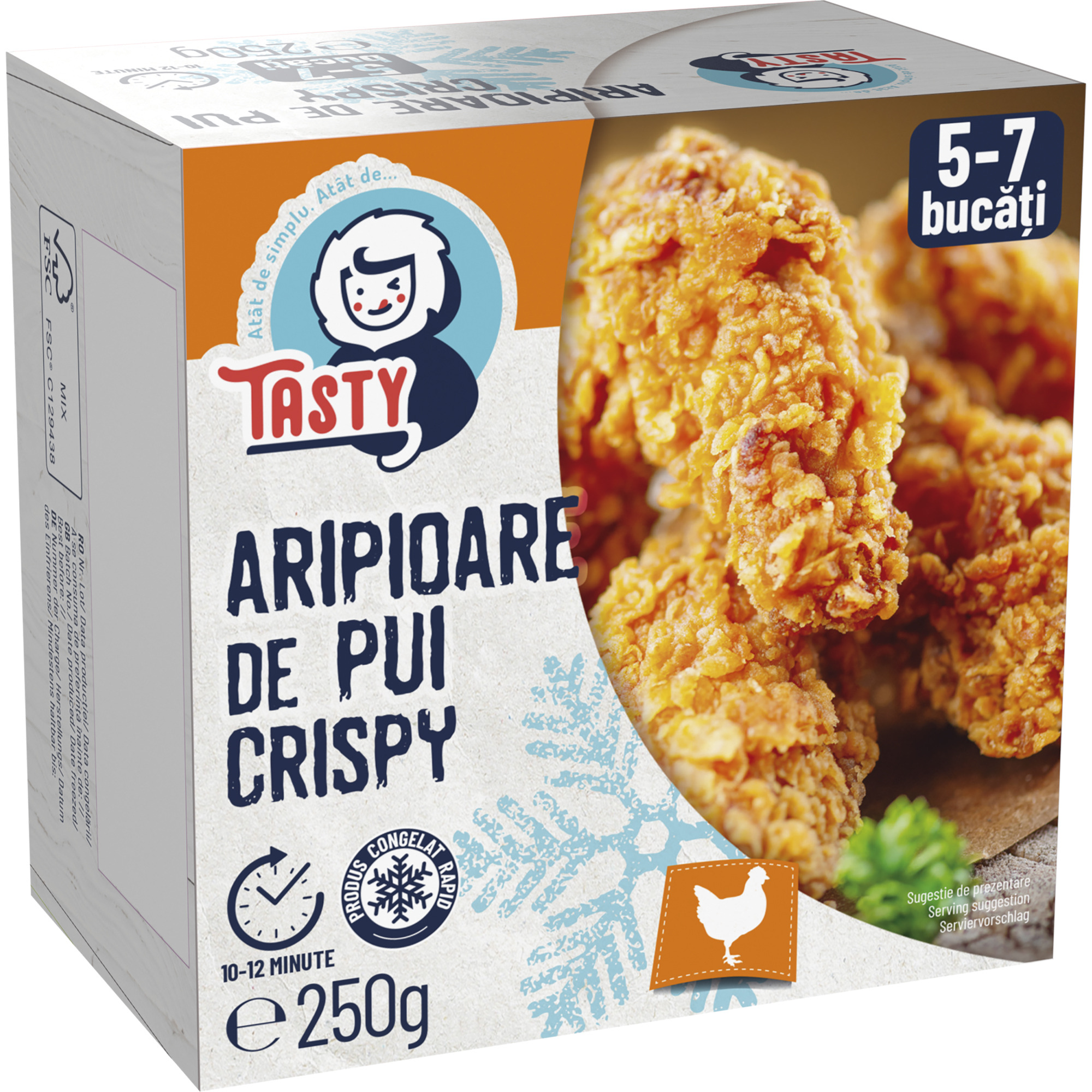 Aripi de pui crispy congelate ambalate picture