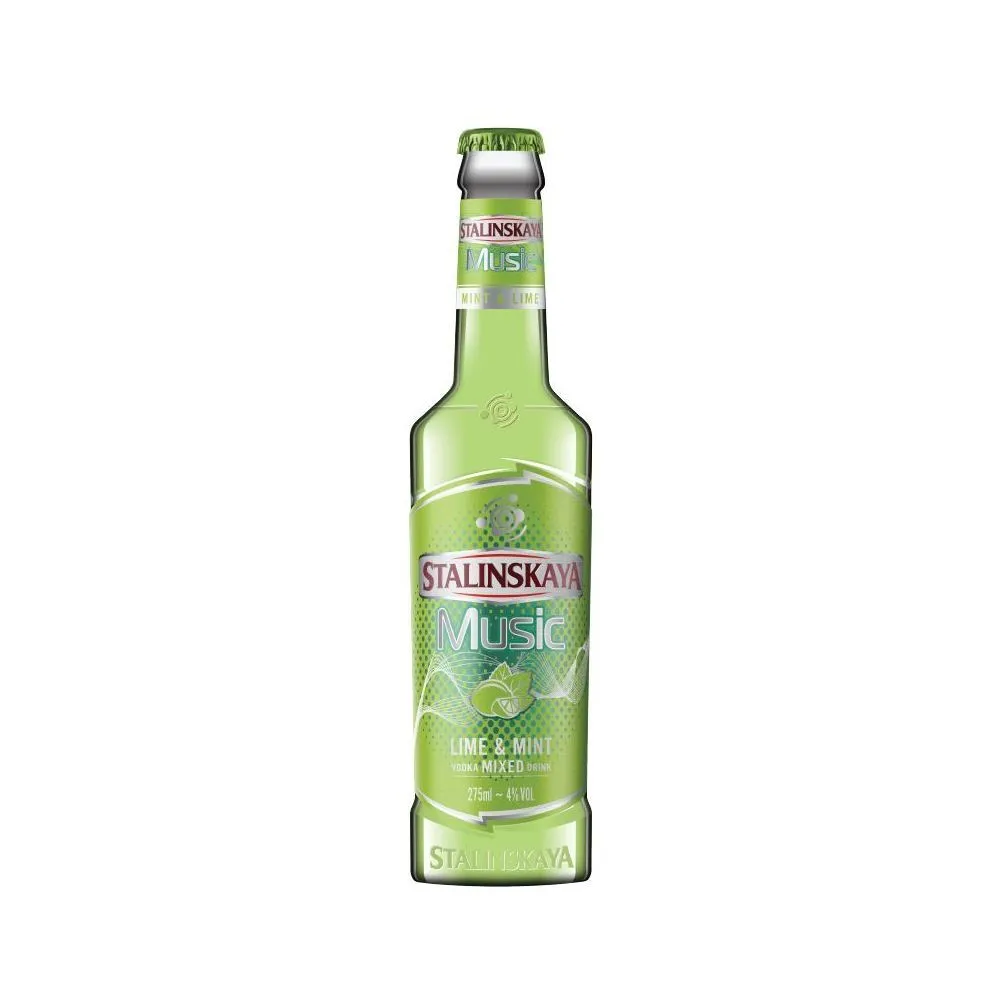Bautura slab alcoolizata music lime-mint picture