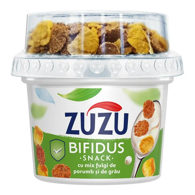 Iaurt bifidus snack natural fulgi de porumb-grau picture