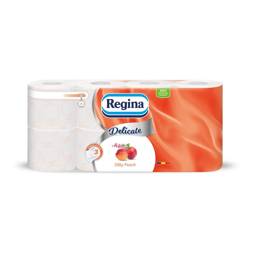 Hartie igienica 3 straturi delicate silky peach picture