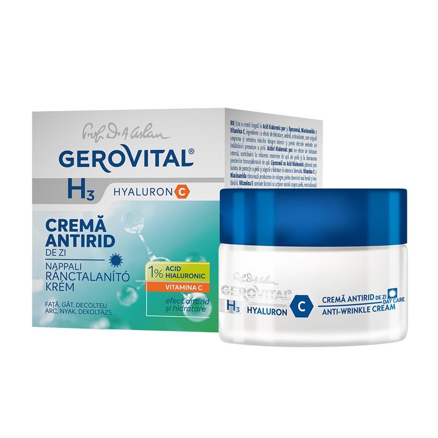 Crema fata antirid zi hyaluron+vitamina c picture