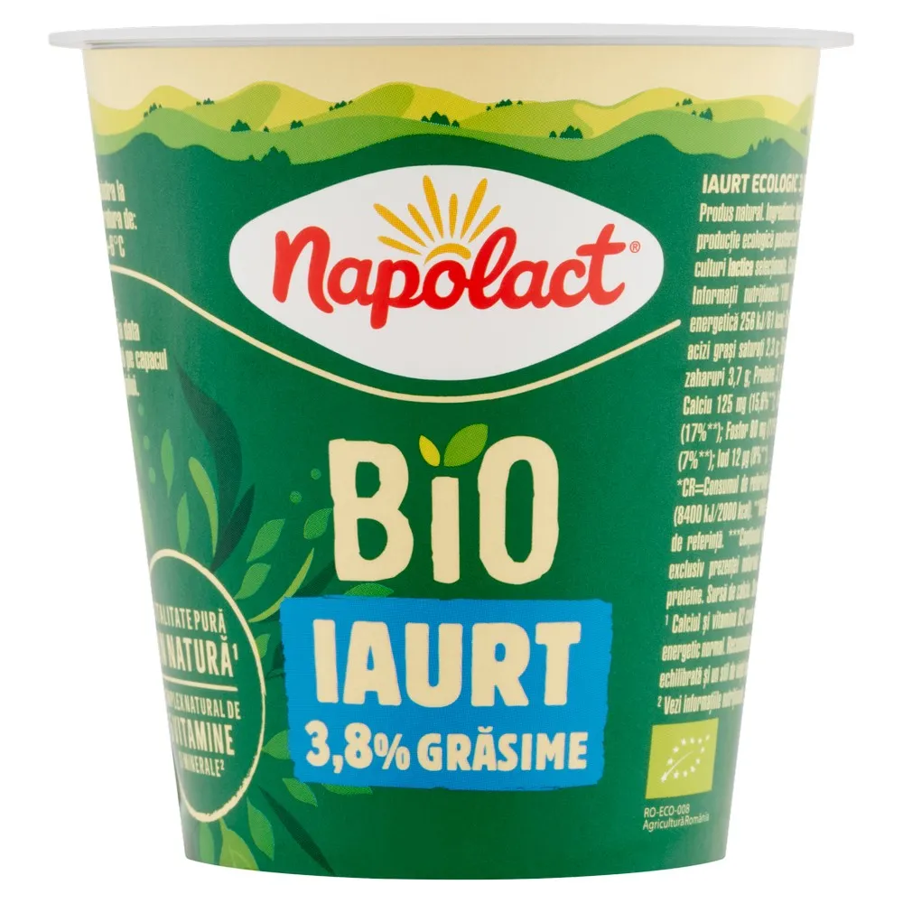Iaurt 3.8% grasime natur bio picture