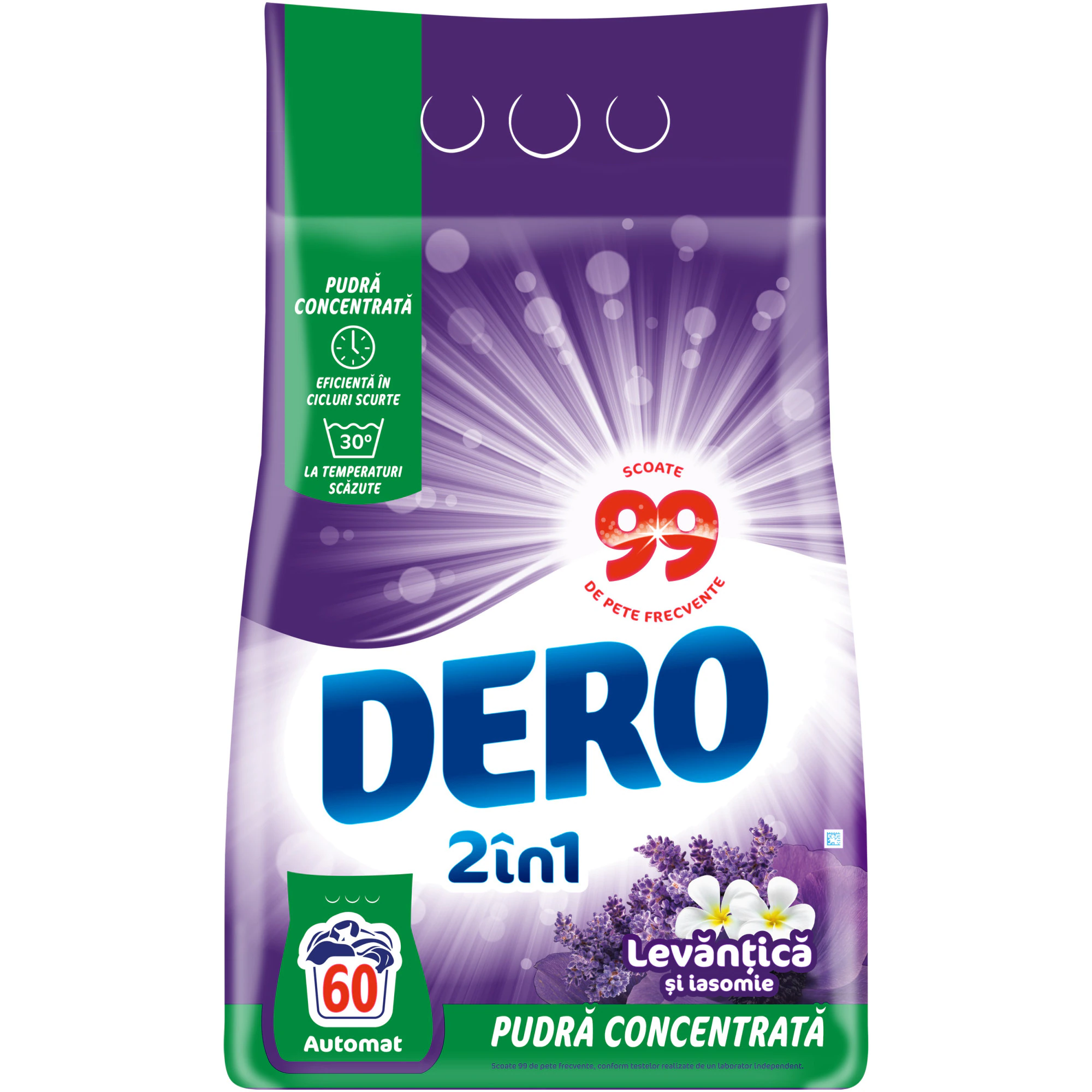 Detergent pentru rufe 2 in 1 pudra concentrata levantica si iasomie picture