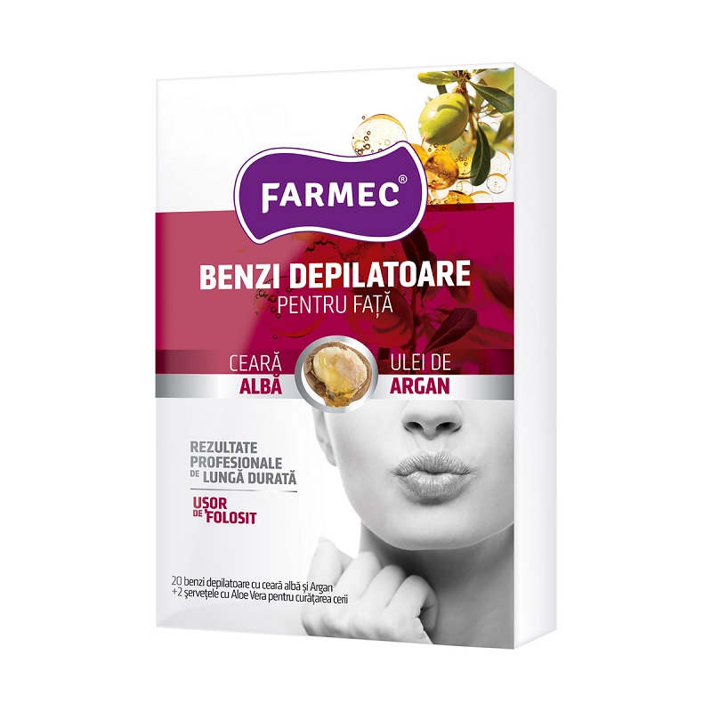 Benzi depilatoare fata argan picture