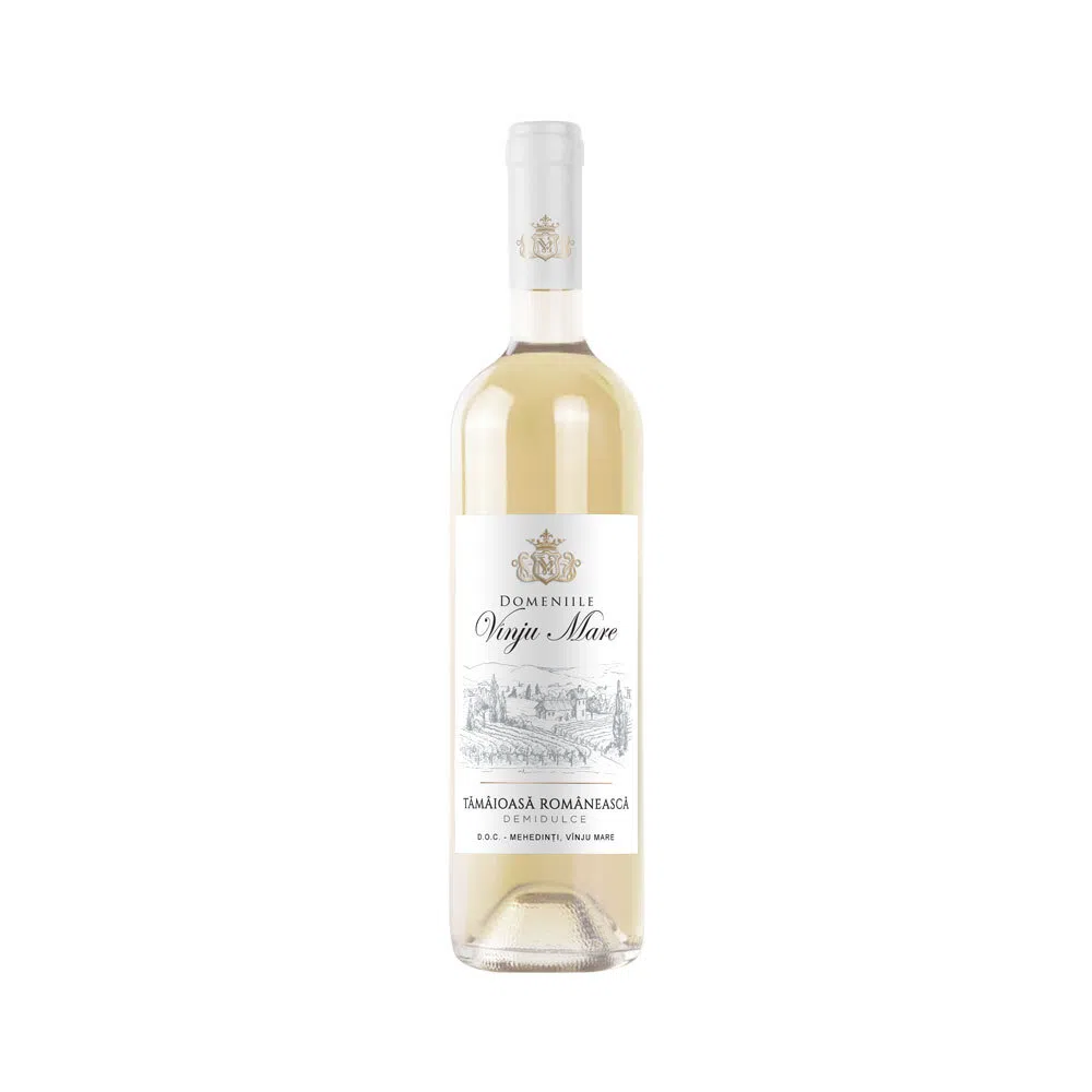 Vin alb tamaioasa romaneasca demidulce picture