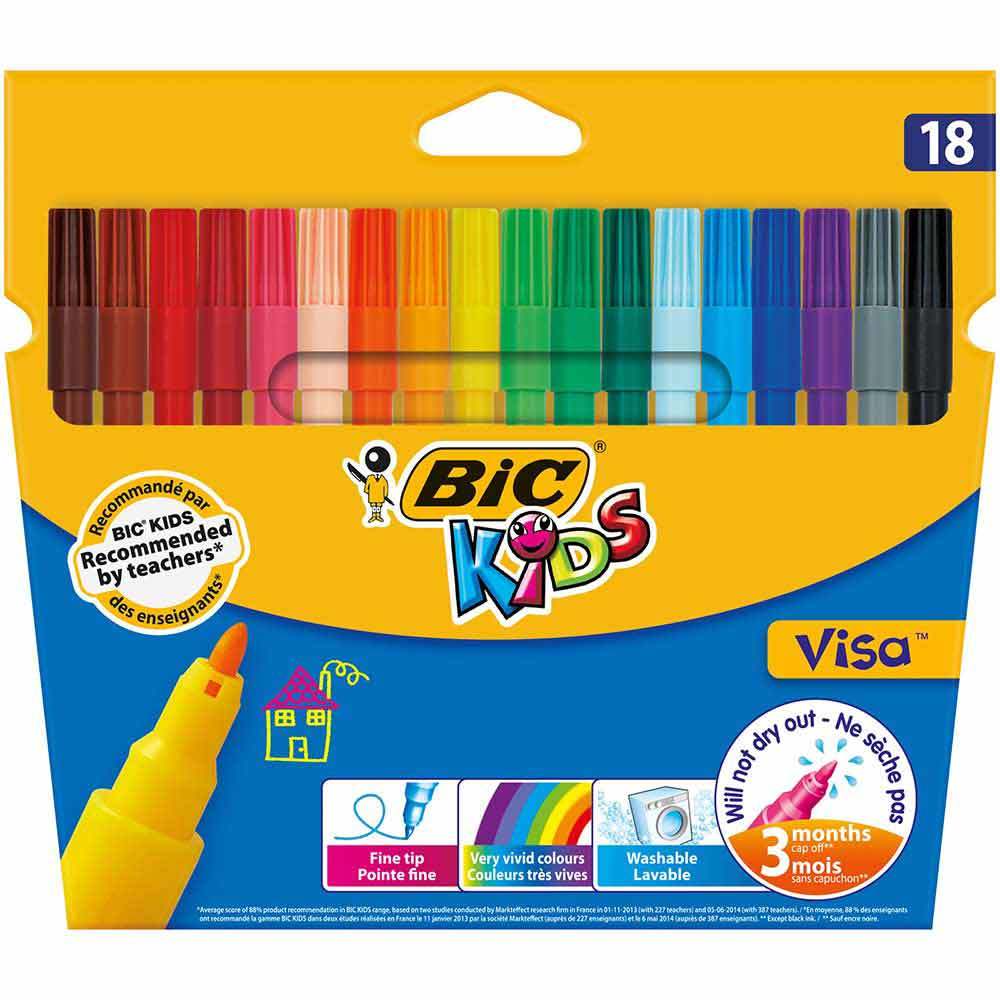 Set markere colorate lavabile  visa pachet cu picture