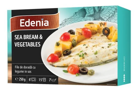 File de dorada cu legume in sos picture